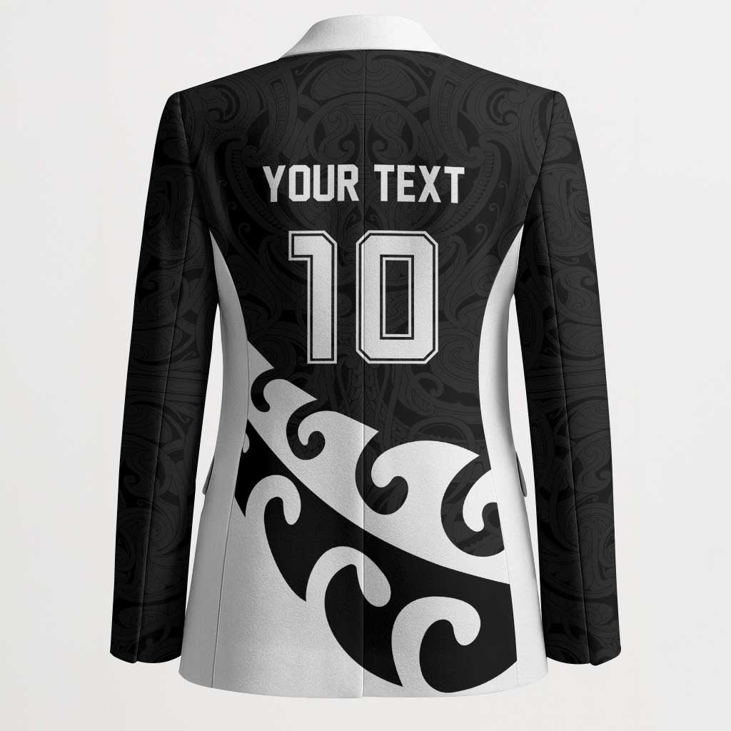 Custom NZ Rugby Blazer Koru and Silver Fern Sporty Style LT03 - Polynesian Pride