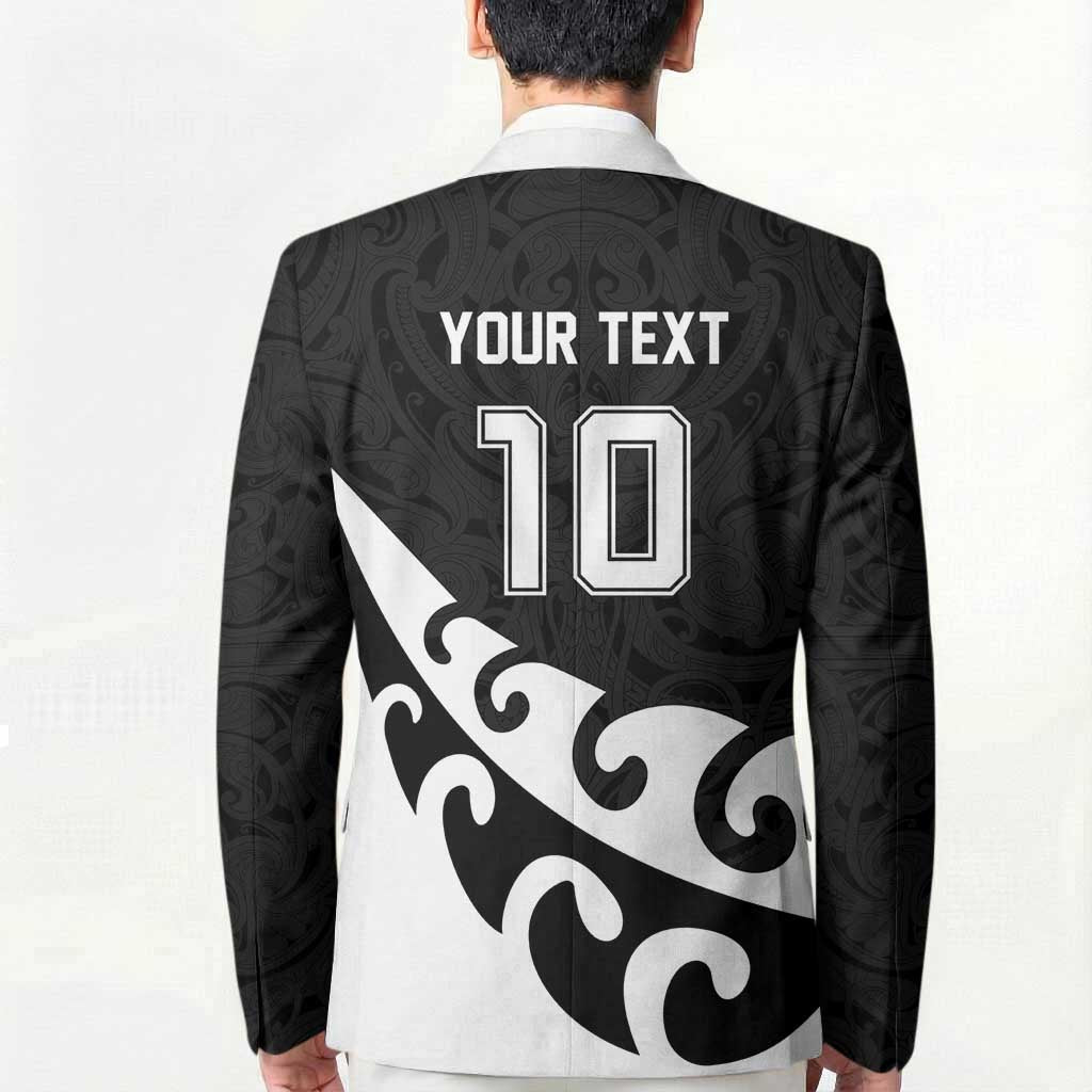 Custom NZ Rugby Blazer Koru and Silver Fern Sporty Style LT03 - Polynesian Pride