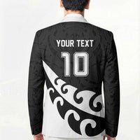 Custom NZ Rugby Blazer Koru and Silver Fern Sporty Style LT03 - Polynesian Pride