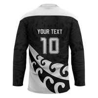 Custom NZ Rugby Hockey Jersey Koru and Silver Fern Sporty Style LT03 - Polynesian Pride
