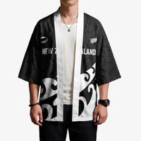 Custom NZ Rugby Kimono Koru and Silver Fern Sporty Style