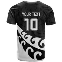 Custom NZ Rugby T Shirt Koru and Silver Fern Sporty Style LT03 - Polynesian Pride