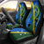 Solomon Island Crocodile and Shark Car Seat Cover Polynesian Pattern