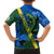 Solomon Island Crocodile and Shark Family Matching Long Sleeve Bodycon Dress and Hawaiian Shirt Polynesian Pattern