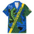 Solomon Island Crocodile and Shark Family Matching Mermaid Dress and Hawaiian Shirt Polynesian Pattern