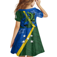 Solomon Island Crocodile and Shark Family Matching Short Sleeve Bodycon Dress and Hawaiian Shirt Polynesian Pattern LT03 - Polynesian Pride