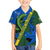 Solomon Island Crocodile and Shark Kid Hawaiian Shirt Polynesian Pattern