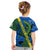 Solomon Island Crocodile and Shark Kid T Shirt Polynesian Pattern