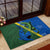 Solomon Island Crocodile and Shark Rubber Doormat Polynesian Pattern