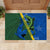 Solomon Island Crocodile and Shark Rubber Doormat Polynesian Pattern