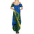 Solomon Island Crocodile and Shark Summer Maxi Dress Polynesian Pattern