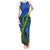 Solomon Island Crocodile and Shark Tank Maxi Dress Polynesian Pattern