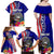 Personalised American Samoa and United States Family Matching Off Shoulder Maxi Dress and Hawaiian Shirt Bald Eagle and Seal Hibiscus Polynesian Pattern