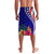 Personalised American Samoa and United States Lavalava Bald Eagle and Seal Hibiscus Polynesian Pattern