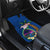 Guam Liberation Day 80th Anniversary Car Mats Palm Tree and Seal Artwork Hibiscus Polynesian Pattern