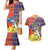 Philippines Kadayawan Couples Matching Mermaid Dress and Hawaiian Shirt Filipino Eagle Durian with Polynesian and Igorots Pattern