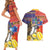 Philippines Kadayawan Couples Matching Short Sleeve Bodycon Dress and Hawaiian Shirt Filipino Eagle Durian with Polynesian and Igorots Pattern