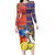 Philippines Kadayawan Family Matching Long Sleeve Bodycon Dress and Hawaiian Shirt Filipino Eagle Durian with Polynesian and Igorots Pattern