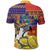 Philippines Kadayawan Polo Shirt Filipino Eagle Durian with Polynesian and Igorots Pattern