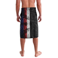 Hawaii Statehood Day Lavalava 50th state of the United States Kakau Tattoos and Hibiscus Grunge - Polynesian Pride