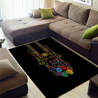 Philippines Kadayawan Festival Area Rug Polynesian Tribal Art Barong Style