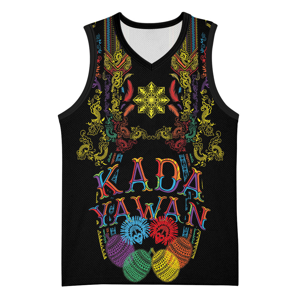 Philippines Kadayawan Festival Basketball Jersey Polynesian Tribal Art Barong Style