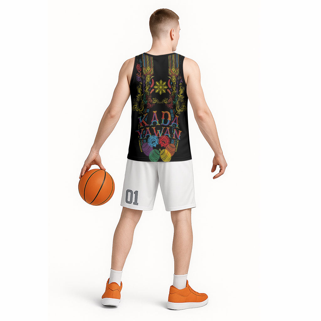 Philippines Kadayawan Festival Basketball Jersey Polynesian Tribal Art Barong Style
