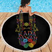 Philippines Kadayawan Festival Beach Blanket Polynesian Tribal Art Barong Style