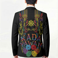 Philippines Kadayawan Festival Blazer Polynesian Tribal Art Barong Style