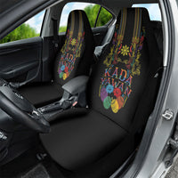 Philippines Kadayawan Festival Car Seat Cover Polynesian Tribal Art Barong Style