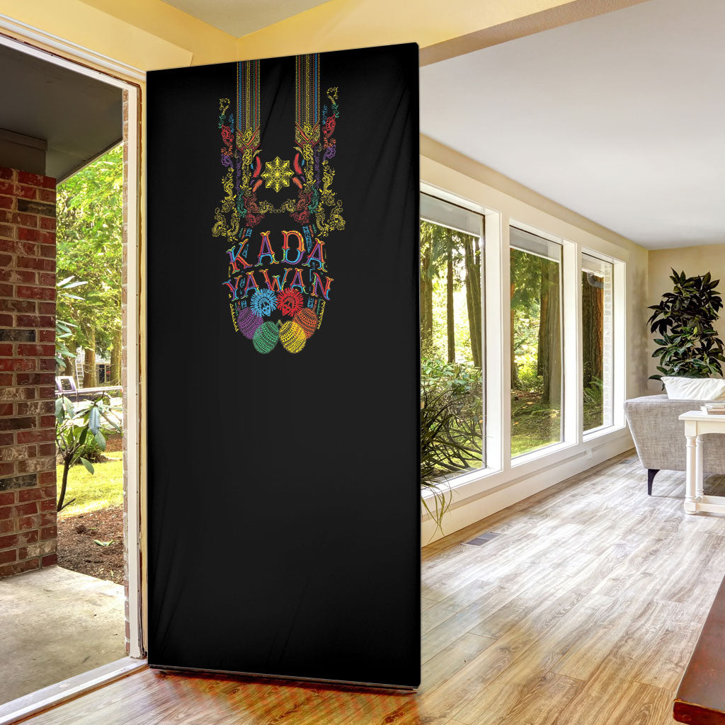 Philippines Kadayawan Festival Door Cover Polynesian Tribal Art Barong Style
