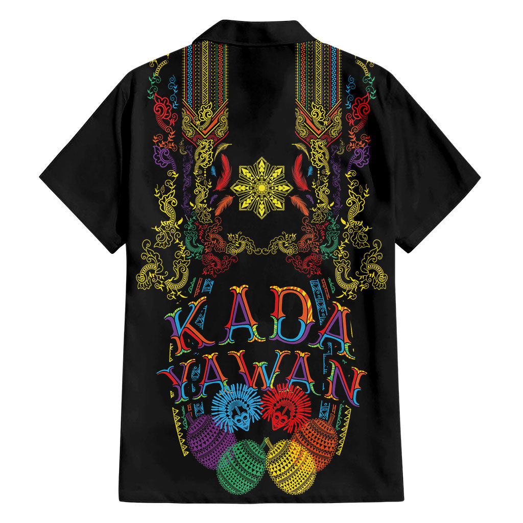 Philippines Kadayawan Festival Family Matching Mermaid Dress and Hawaiian Shirt Polynesian Tribal Art Barong Style