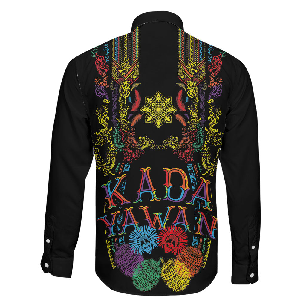 Philippines Kadayawan Festival Family Matching Summer Maxi Dress and Hawaiian Shirt Polynesian Tribal Art Barong Style