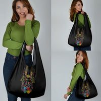 Philippines Kadayawan Festival Grocery Bag Polynesian Tribal Art Barong Style