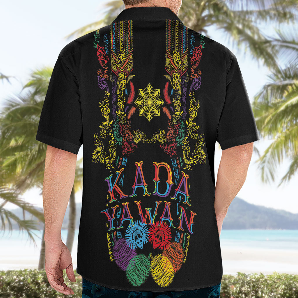 Philippines Kadayawan Festival Hawaiian Shirt Polynesian Tribal Art Barong Style