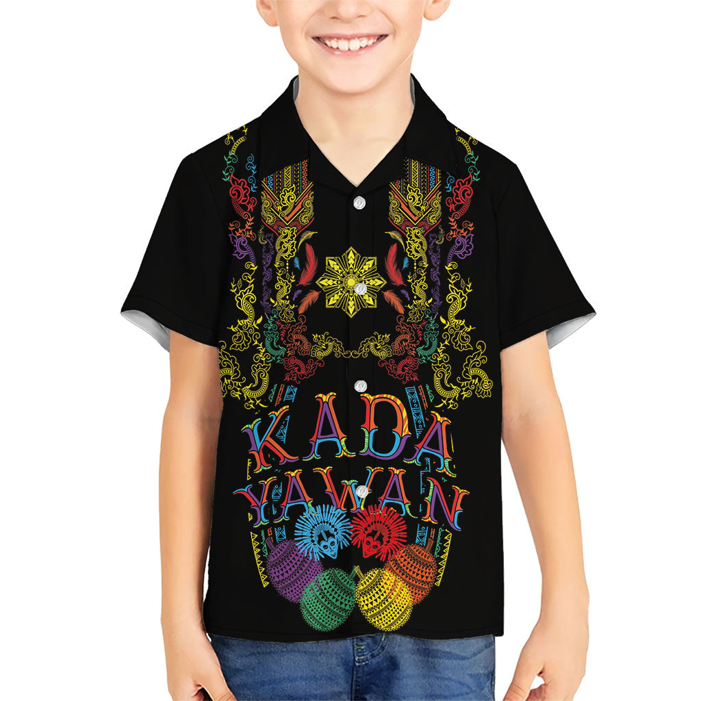 Philippines Kadayawan Festival Hawaiian Shirt Polynesian Tribal Art Barong Style