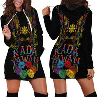 Philippines Kadayawan Festival Hoodie Dress Polynesian Tribal Art Barong Style