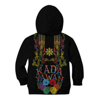 Philippines Kadayawan Festival Kid Hoodie Polynesian Tribal Art Barong Style