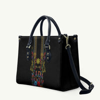 Philippines Kadayawan Festival Leather Bag Polynesian Tribal Art Barong Style
