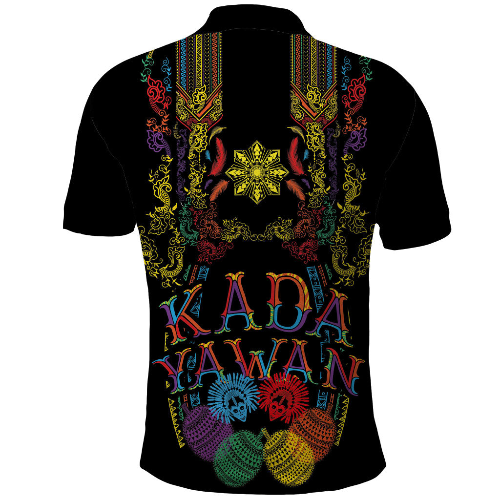 Philippines Kadayawan Festival Polo Shirt Polynesian Tribal Art Barong Style
