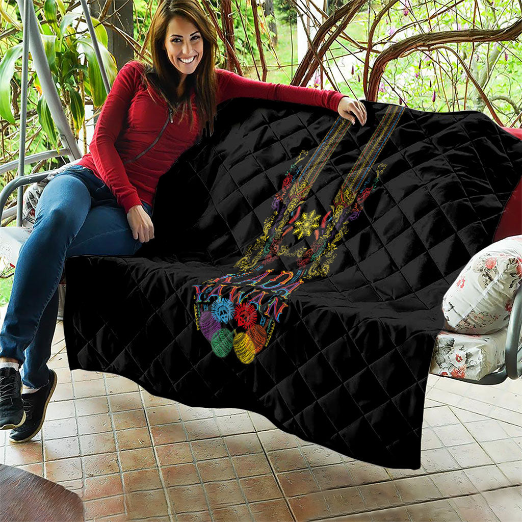Philippines Kadayawan Festival Quilt Polynesian Tribal Art Barong Style