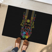 Philippines Kadayawan Festival Rubber Doormat Polynesian Tribal Art Barong Style