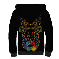 Philippines Kadayawan Festival Sherpa Hoodie Polynesian Tribal Art Barong Style