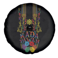 Philippines Kadayawan Festival Spare Tire Cover Polynesian Tribal Art Barong Style