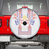 Philippines Barong Style Spare Tire Cover Polynesian Kakau Art Tattoos with Tribal Filipino Sun