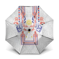 Philippines Barong Style Umbrella Polynesian Kakau Art Tattoos with Tribal Filipino Sun
