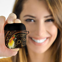 Papua New Guinea and Indonesia Batik AirPods Case Bird of Paradise with Tribal Batik Patterns
