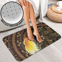 Papua New Guinea and Indonesia Batik Bathroom Set Bird of Paradise with Tribal Batik Patterns