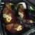 Polynesian Turtle Car Seat Cover Plumeria Hibiscus Pattern Oxblood