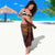 Polynesian Turtle Sarong Plumeria Hibiscus Pattern Oxblood